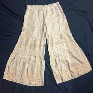 Light Gray Johnny Was Wide Leg Pant